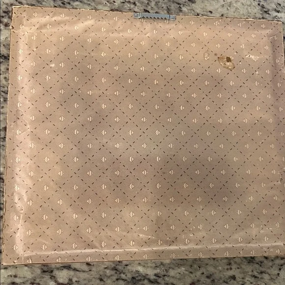 Vintage Cross Stitch Framed Embroidery Handmade Boho Mid Century Wood Frame - Picture 2 of 2